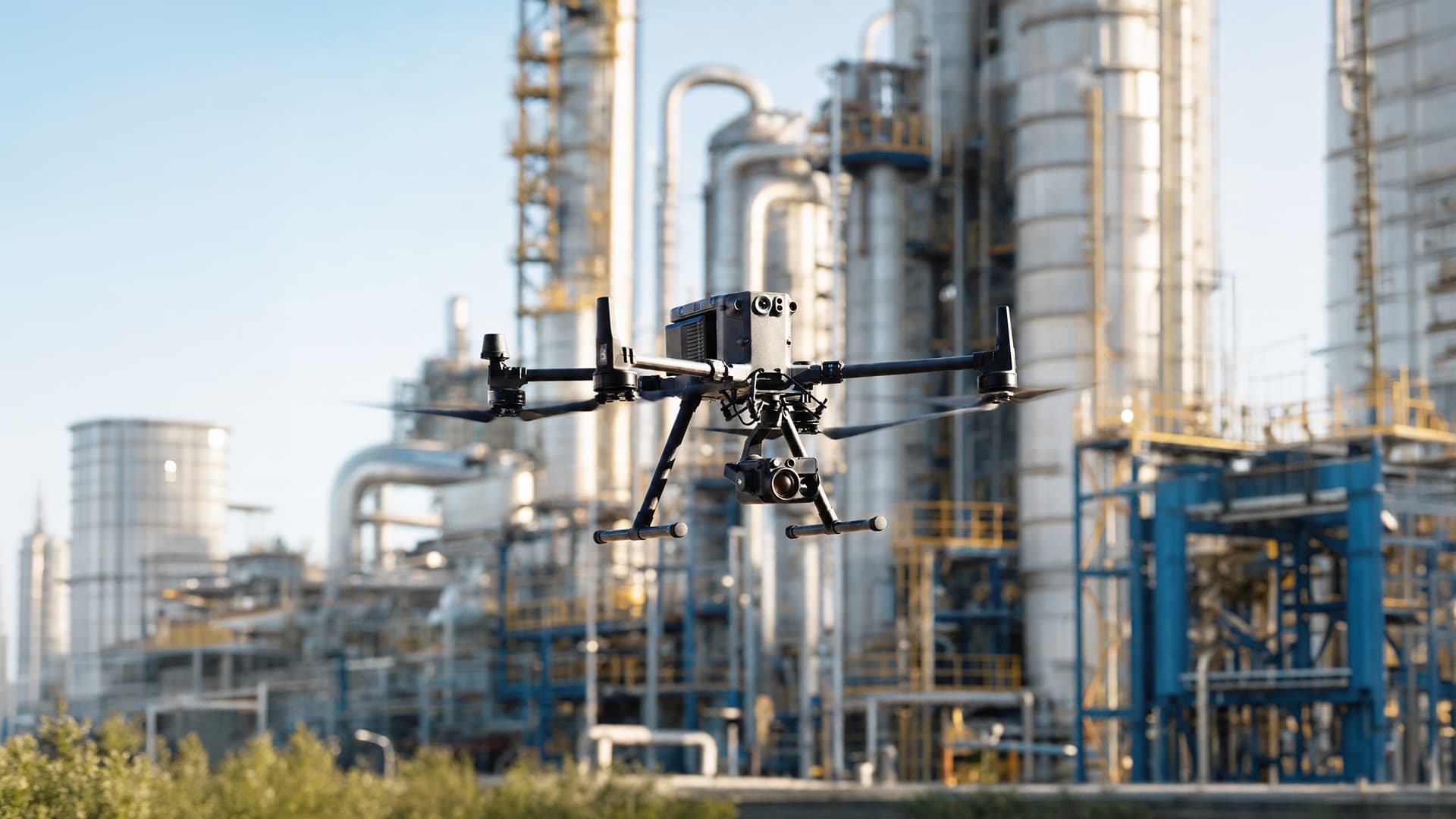 O monitoramento por drones se integra à infraestrutura de TI para ampliar cobertura, rastreabilidade e gestão de riscos industriais.